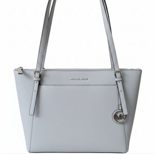 Michael Kors Women's Charlotte Large Saffiano Leather Top-Zip Tote Bag